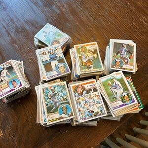 100’s of vintage baseball cards. Some unopened packs. All in perfect shape.